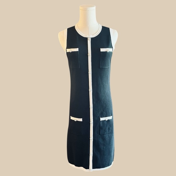 Elegant Black and White Zesica Dress size S - Picture 1 of 9